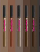 NYX Professional Makeup Zero To Brow Gel gel za obrvi z aplikatorjem odtenek 08 Black 2 ml