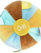 O.B Designs Sensory Ball plišasta igrača Autumn Blue 3m+ 1 kos