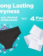 o.b. Teens menstrualne hlačke 152-164 1 kos