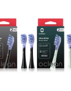 Oclean Ultra White Set nadomestne glave za zobno ščetko Black & Green