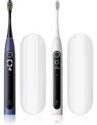 Oclean X Lite Set Duo pack sonična zobna ščetka DUO paket s potovalnim etuijem Dark Blue+Grey