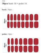 OHORA Gel Nail Sticker N Addict nalepke za nohte odtenek NB-022 30 kos