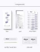 OHORA Gel Nail Sticker N Afterglow nalepke za nohte odtenek ND-196 30 kos
