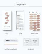 OHORA Gel Nail Sticker N Carmel nalepke za nohte odtenek ND-315 1 kos