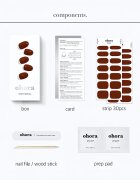 OHORA Gel Nail Sticker N Chilly nalepke za nohte odtenek NB-055 1 kos