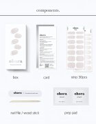 OHORA Gel Nail Sticker N Dress Up nalepke za nohte odtenek ND-360 1 kos