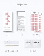OHORA Gel Nail Sticker N Milk Rose nalepke za nohte odtenek ND-173 1 kos