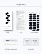 OHORA Gel Nail Sticker N Onyx nalepke za nohte odtenek NB-023 1 kos