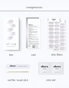 OHORA Gel Nail Sticker N Petal Rain nalepke za nohte odtenek ND-351 1 kos