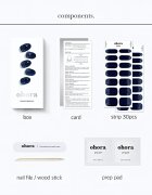 OHORA Gel Nail Sticker N Polaris nalepke za nohte odtenek ND-098 1 kos