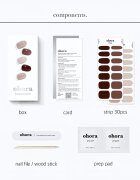 OHORA Gel Nail Sticker N Roasting nalepke za nohte odtenek ND-312 1 kos