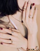 OHORA Gel Nail Sticker N Rosewood nalepke za nohte odtenek ND-047 1 kos