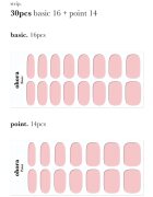 OHORA Gel Nail Sticker N Tint Baby nalepke za nohte odtenek NB-102 1 kos