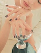 OHORA Gel Nail Sticker N Tint Black nalepke za nohte odtenek NB-068 1 kos