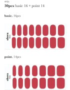 OHORA Gel Nail Sticker N Tint Brick nalepke za nohte odtenek NB-067 1 kos