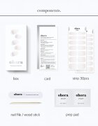 OHORA Gel Nail Sticker N Veil nalepke za nohte odtenek ND-361 1 kos