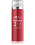 Olay Regenerist 2 in 1 Day Cream & Serum učvrstitvena dnevna krema in serum proti gubam 2v1 50 ml