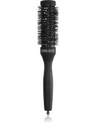 Olivia Garden Club The Glow Blowout Ceramic Round Brush Black okrogla krtača za lase S 1 kos