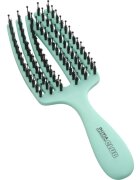 Olivia Garden Club The Nomad Detangling&Shine Fingerbrush​ ravna krtača za lase Mint 1 kos