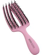 Olivia Garden Club The Nomad Detangling&Shine Fingerbrush​ ravna krtača za lase Pink 1 kos
