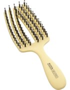 Olivia Garden Club The Nomad Detangling&Shine Fingerbrush​ ravna krtača za lase Yellow 1 kos