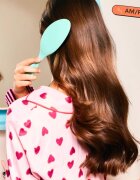Olivia Garden Club The Reset Detangling&Shine Hairbrush ravna krtača z etuijem Mint 1 kos