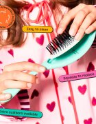Olivia Garden Club The Reset Detangling&Shine Hairbrush ravna krtača z etuijem Mint 1 kos