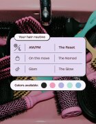 Olivia Garden Club The Reset Detangling&Shine Hairbrush ravna krtača z etuijem Mint 1 kos
