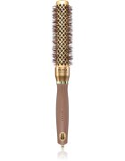Olivia Garden Expert Blowout Speed Gold&Brown okrogla krtača za lase ⌀ 25 mm 1 kos