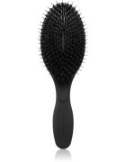 Olivia Garden Expert Care Boar & Nylon Bristles Black ovalna krtača za lase 1 kos