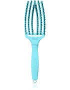 Olivia Garden Fingerbrush Boar & Nylon krtača za lase z najlonskimi in prašičjimi ščetinami Dolce Vita Blue Sky 1 kos