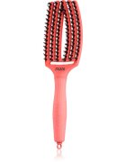Olivia Garden Fingerbrush Boar & Nylon krtača za lase z najlonskimi in prašičjimi ščetinami Red Confidence 1 kos