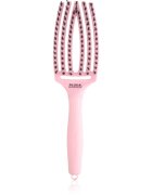 Olivia Garden Fingerbrush ThinkPink Boar & Nylon Jaipur Rose krtača za lase 1 kos