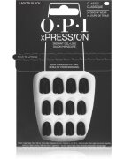 OPI xPRESS/ON umetni nohti Lady in Black 30 kos