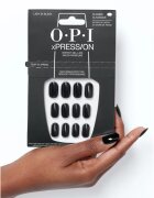 OPI xPRESS/ON umetni nohti Lady in Black 30 kos