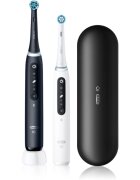 Oral-B iO5 električna zobna ščetka z etuijem DUO Black & White 2 kos