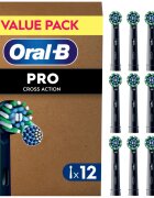 Oral-B PRO Cross Action nadomestne glave za zobno ščetko Black 12 kos