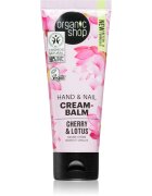 Organic Shop Cherry & Lotus krepilni balzam za roke in nohte 75 ml