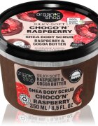 Organic Shop Choco'n'Raspberry nežni piling za telo z karitejevim maslom 250 ml