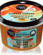 Organic Shop Coffee Toffee piling za telo s poživljajočim učinkom 250 ml