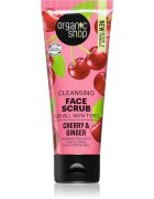 Organic Shop Ginger & Cherry čistilni piling za obraz 75 ml