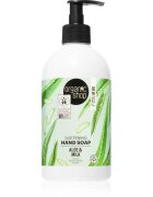 Organic Shop Organic Aloe & Milk Negovalno tekoče milo za roke 500 ml