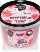 Organic Shop Raspberry & Sugar nežni piling za telo 250 ml