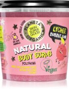 Organic Shop Skin Super Good Lychee Bubble Gum piling za telo za nežno in gladko kožo 360 ml