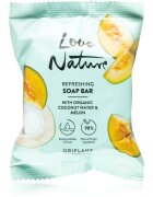 Oriflame Love Nature Coconut Water & Melon čistilno trdo milo 75 g
