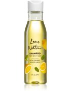 Oriflame Love Nature Organic Lemon & Mint globinsko čistilni šampon za mastne lase 250 ml