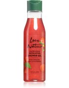 Oriflame Love Nature Organic Mint & Raspberry eksfoliacijski gel za prhanje 250 ml