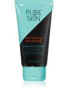 Oriflame Pure Skin luščilna maska za obraz z aktivnim ogljem 50 ml