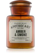 Paddywax Apothecary Amber & Smoke dišeča sveča 226 g