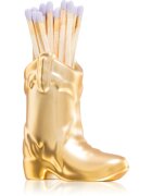 Paddywax Cowboy Boot Match Holder vžigalice Gold Metallic 25 g